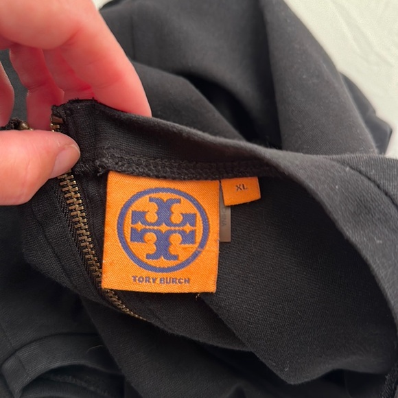 Tory Burch black stretch sleeveless dress with belt - Picture 5 of 11